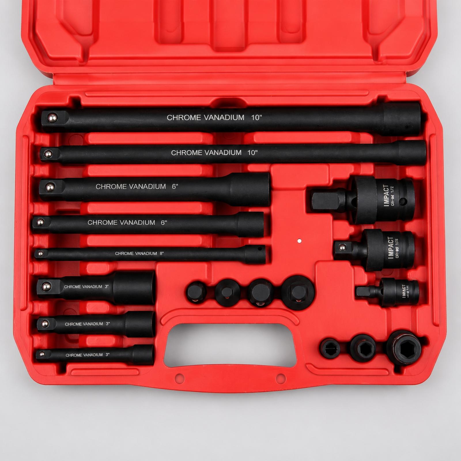 Zestaw kluczy udarowych 18-czę – Automotive Tools recenzja i cena