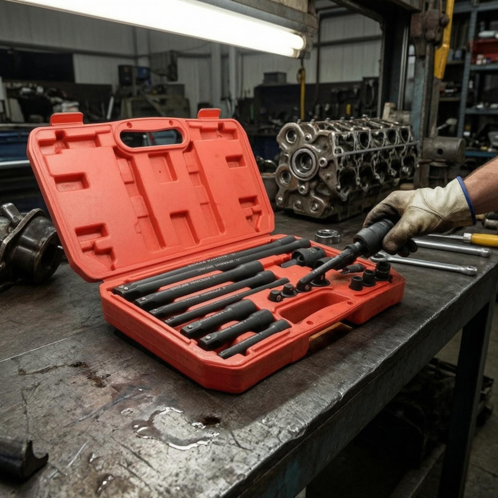 Zestaw kluczy udarowych 18-czę – Automotive Tools recenzja i cena